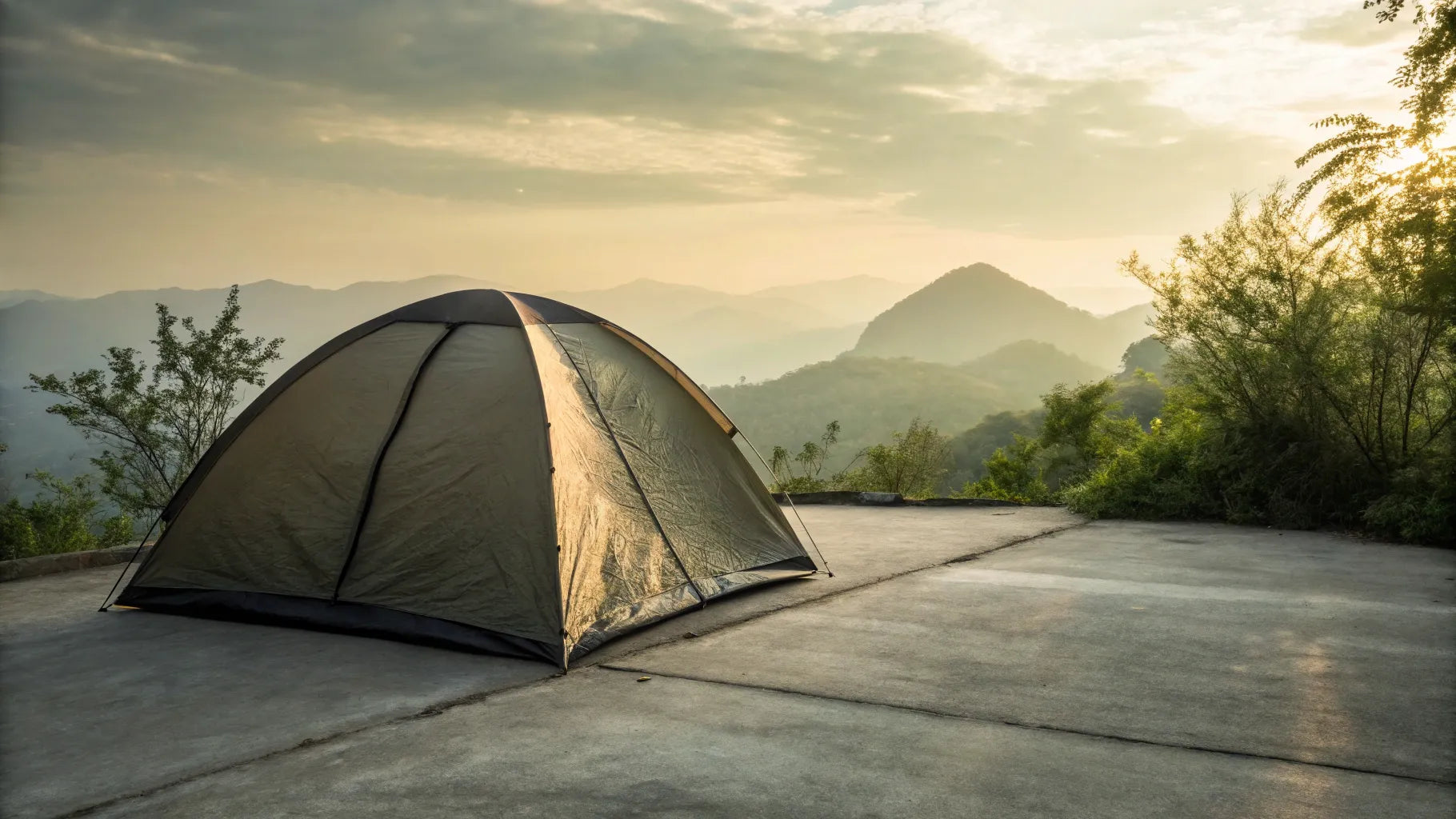 Tents That Can Be Set Up on Concrete