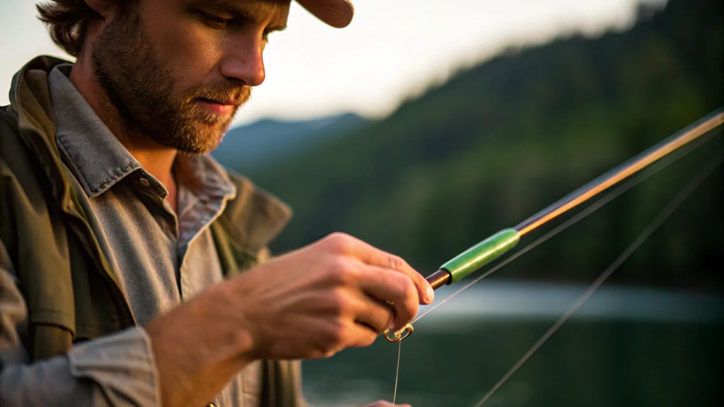 baseball on a fishing pole ATTACK 1 WESTERN FLY ROD How to Hook and Weight