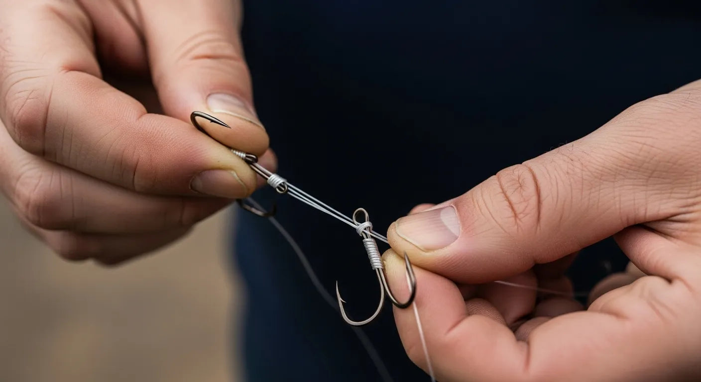 best multi hook fishing line Tandem Hooks this BlacktipH rig combines proven terminal tackle with fish How to Tie Multiple Hooks
