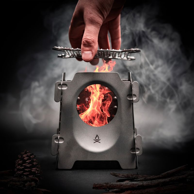 BattlBox | Überleben Stöker | Stove - Ultralight Titanium