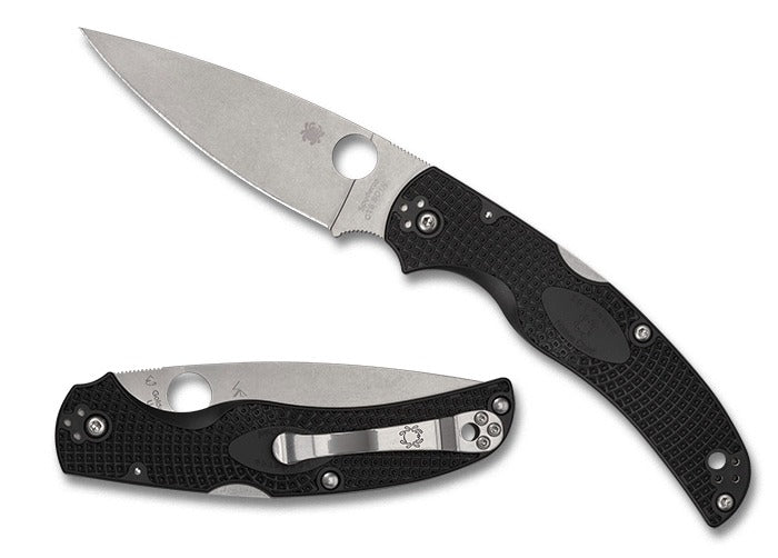 蝶 バタフライ メカニカル ホーボーニッケル ギミック BattlBox | Spyderco - Native Chief™ Black Lightweight - Battlbox.com