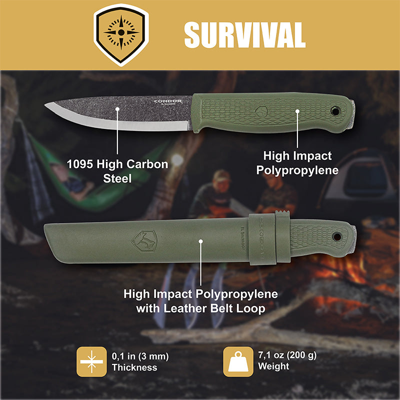 Condor Terrasaur Fixed Blade Knife 4.2