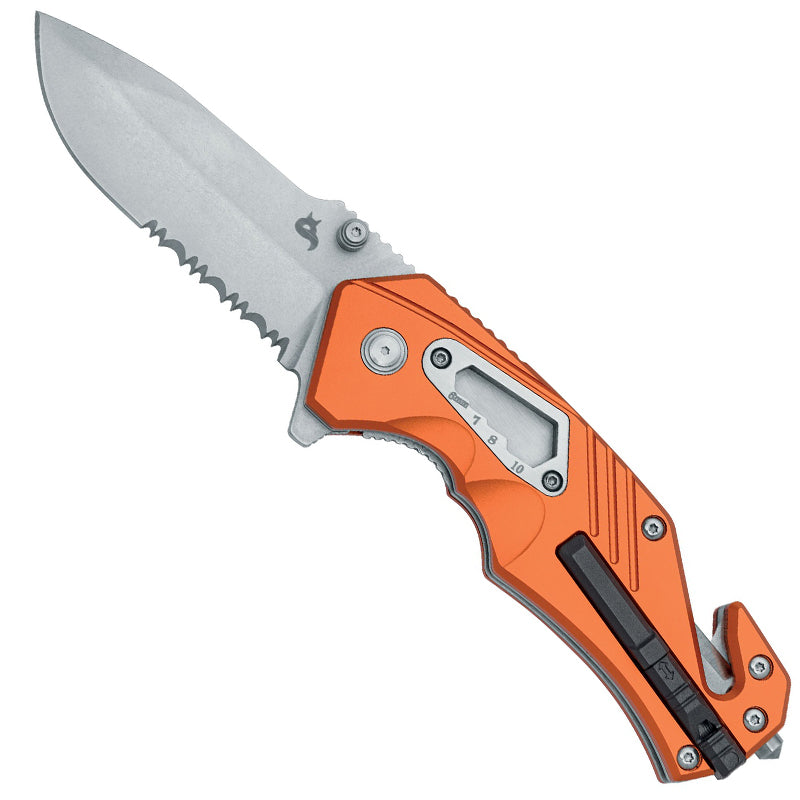  smudge fox 日本国内未販売 廃盤品 Fox Knives BlackFox Demand BF-784 OR, Rescue Knife with Orange
