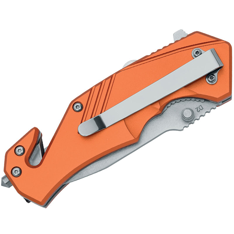  smudge fox 日本国内未販売 廃盤品 Fox Knives BlackFox Demand BF-784 OR, Rescue Knife with Orange