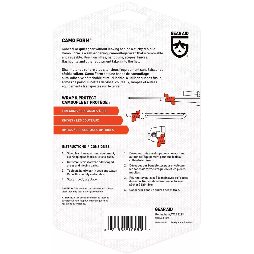 Gear Aid Camo Form Reusable Fabric Wrap