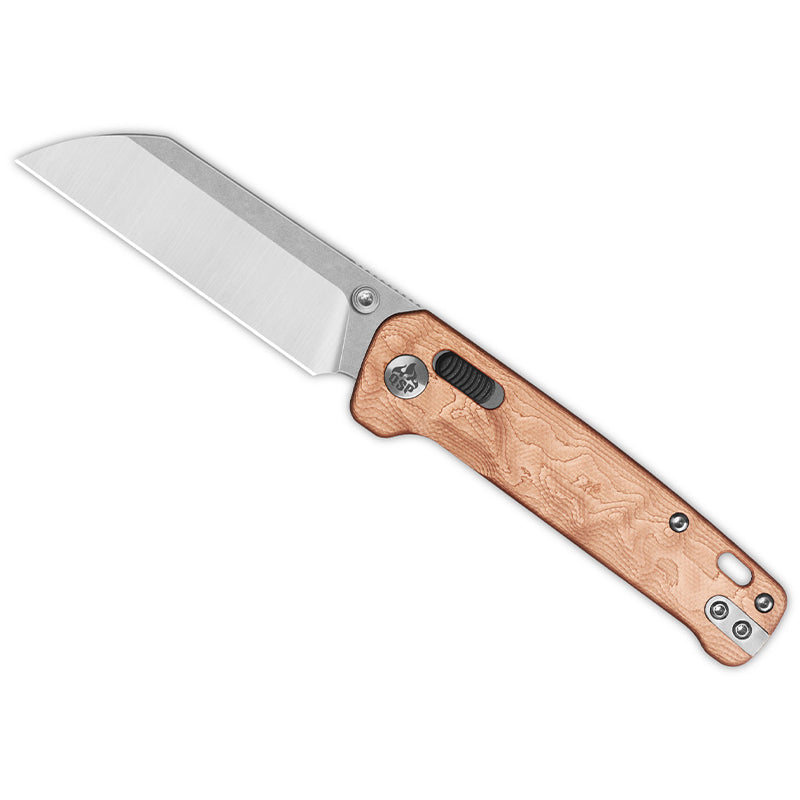 QSP Penguin Glyde Lock Pocket Knife, 14C28N Stainless Steel Blade