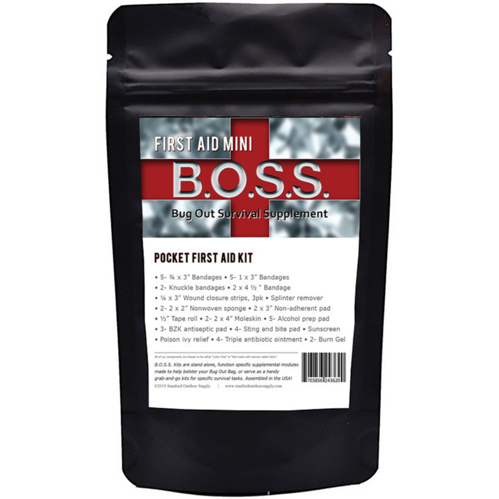 Stanford Outdoor Supply First Aid Mini B.O.S.S.
