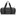 coalatree nomad packable duffel side view, reinforced nylon duffel zippered closure, 22 liter travel duffel black, durable outdoor gym bag_45200805527747-3