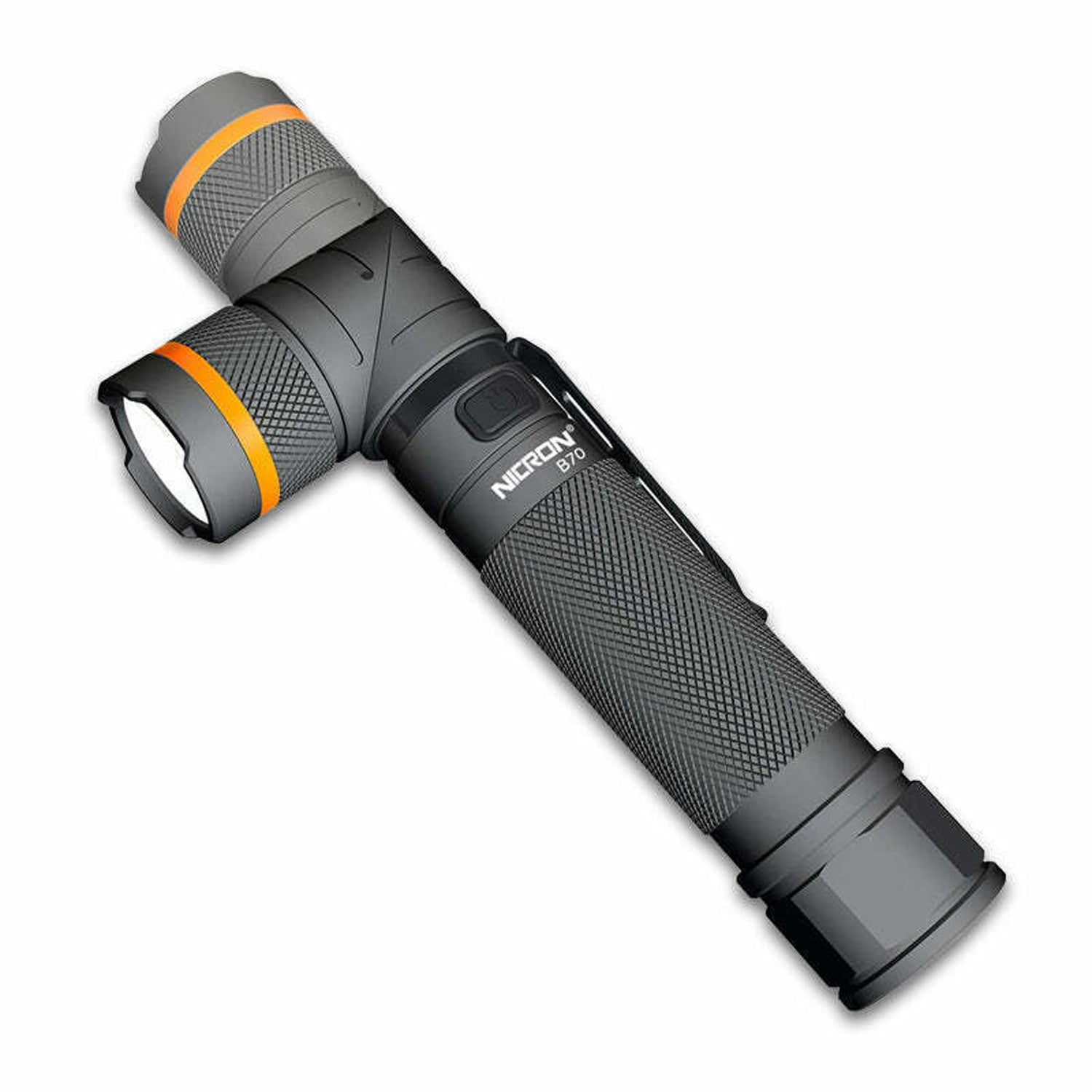 battlebox rechargeable flashlight Nicron B70 Anglehead Rechargeable Flashlight