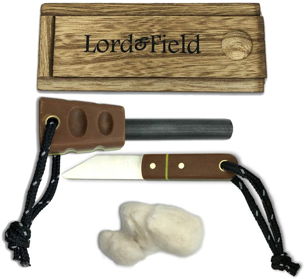 Lord & Field CampStrike Handmade Fire Starting Kit - Battlbox.com