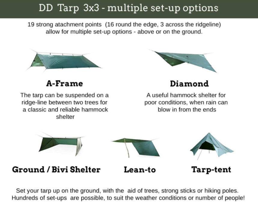 dd hammock tarp DD Hammocks - DD Tarp 3x3