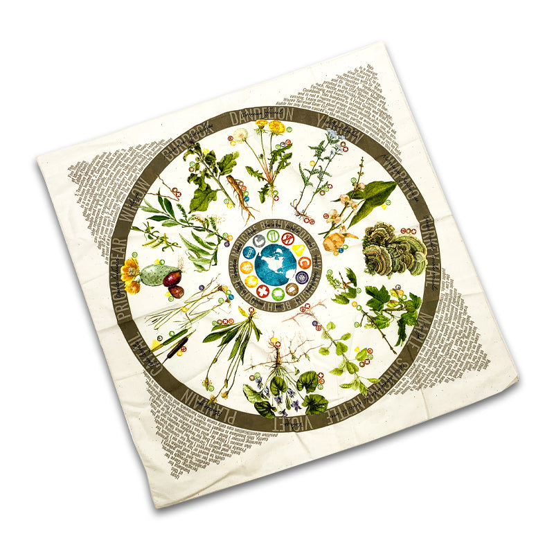 forager gear Wazoo Survival Gear Forager Bandana with Pictures and Facts (12 Plants &  Fungus)