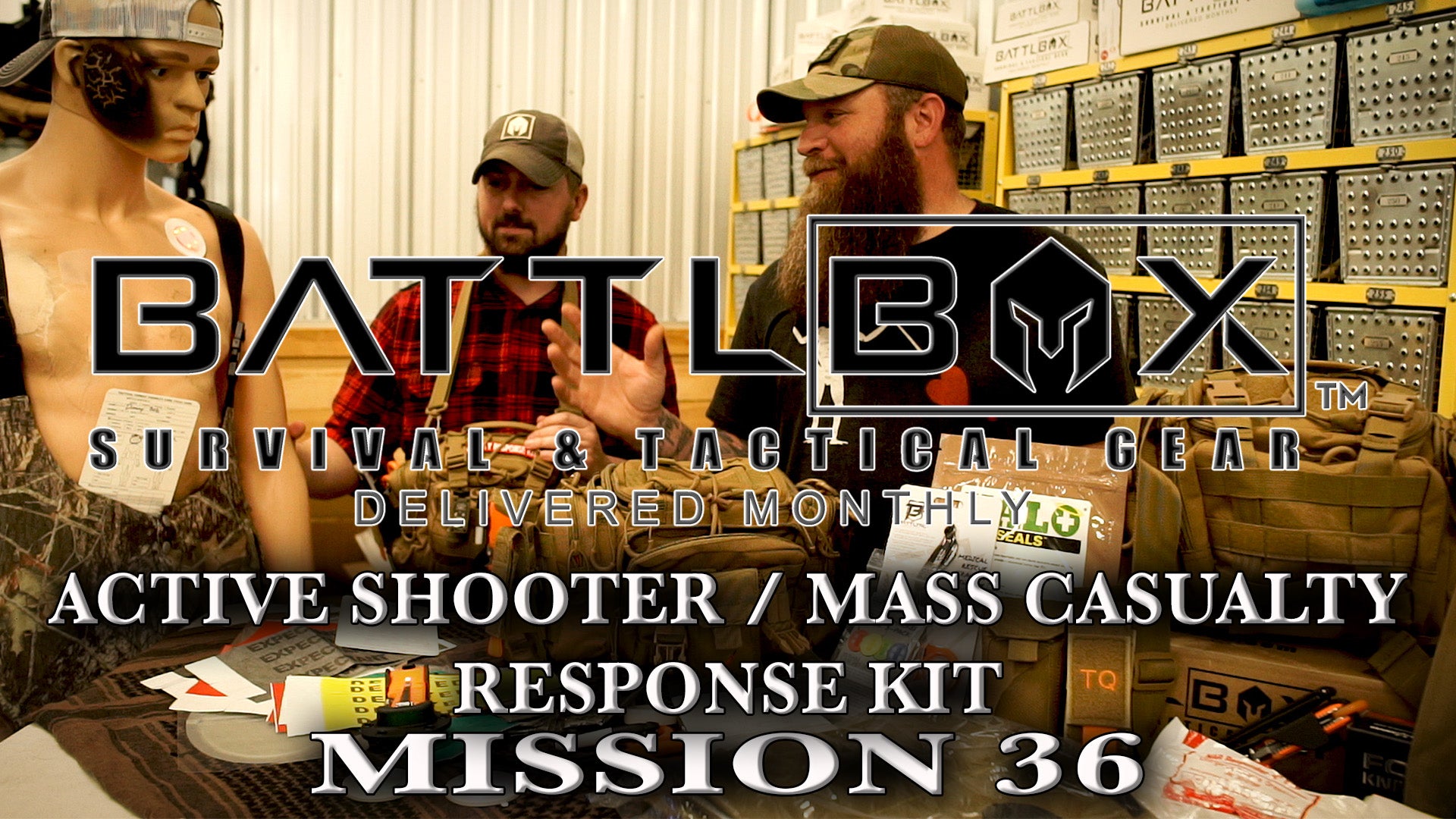 MISSION 36 - ACTIVE SHOOTER / MASS CASUALTY RESPONSE KIT - Battlbox.com