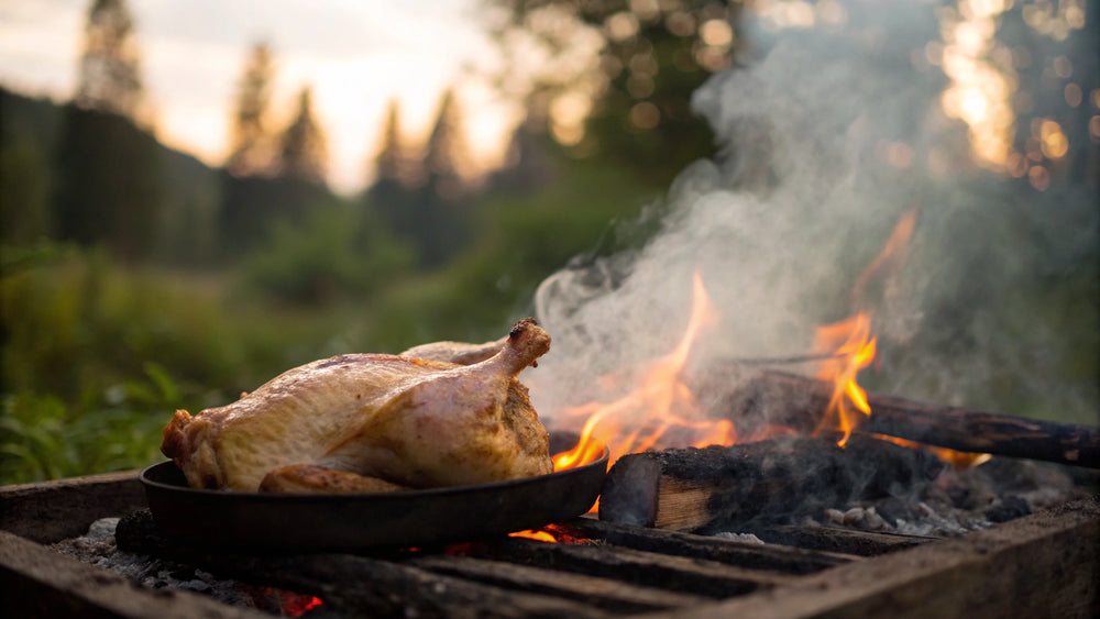 How to Cook Chicken Over an Open Fire | Battlbox - Battlbox.com