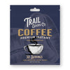 trail goods co freeze dried colombian coffee, instant coffee for backpacking and camping, 100 percent colombian arabica instant coffee, lightweight trail coffee pouch, emergency kit instant coffee