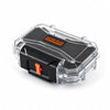se7en plus waterproof pod apex vault, waterproof edc case for keys and cards, dustproof small gear hard case, pocket size dry box for camping and travel, pc plastic case with o-ring seal