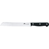 due cigni classica bread knife, 8 inch serrated bread knife, x50crmov15 stainless steel kitchen knife, black pom handle bread slicer, dishwasher safe serrated knife for crusty loaves