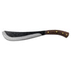 condor pack golok 11 inch, 1075 high carbon steel fixed blade, full tang fixed blade for camp and bushcraft, convex grind brush clearing fixed blade, fixed blade with sheath