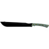 condor discord fixed blade, 1075 high carbon steel fixed blade, full tang fixed blade for camp and bushcraft, convex grind brush clearing, fixed blade with sheath