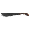 condor departure bolo fixed blade, 1075 high carbon steel , full tang fixed blade for camp and bushcraft, convex grind brush clearing, fixed blade with sheath