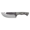 condor bush slicer knife, 1095 high carbon steel camp kitchen knife, micarta handle fixed blade with notch, outdoor cooking knife with kydex sheath, bushcraft camp cooking knife