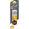 Outdoor Edge RazorSafe 3.0 inch drop point replacement blades, four pack, blade code 300, Japanese 420J2 stainless