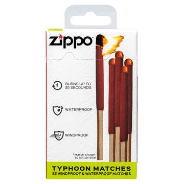 Zippo Typhoon Matches - Refill 25-Pack
