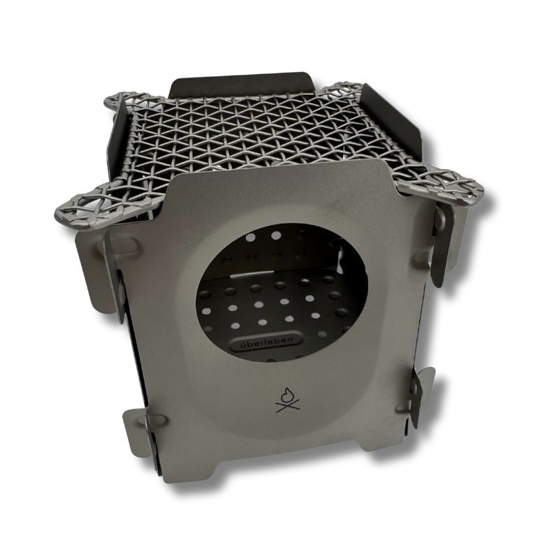 Uberleben チタニウムストーブ BattlBox | Überleben Stöker | Stove - Ultralight Titanium