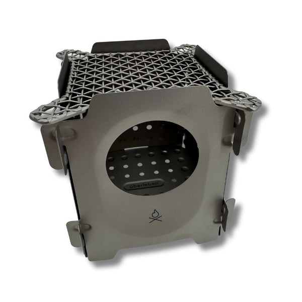Uberleben チタニウムストーブ BattlBox | Überleben Stöker | Stove - Ultralight Titanium