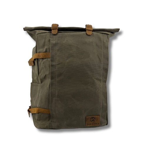 Waxed Canvas Bag, Ruck & River Bag, Heavy Duty Bag, Canvas Bag, Outdoor Bag