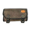 Roaring Fire Pioneer Pro tool roll bag in waxed canvas, rolled and buckled closed