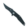 blackfox kravi shai bf-729 open profile, modified recurve blade fox knives, 440c stainless steel liner lock