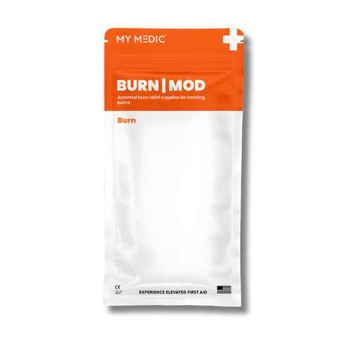 My Medic Burn MOD, burn first aid kit, emergency burn treatment kit, portable burn care kit, camping first aid kit