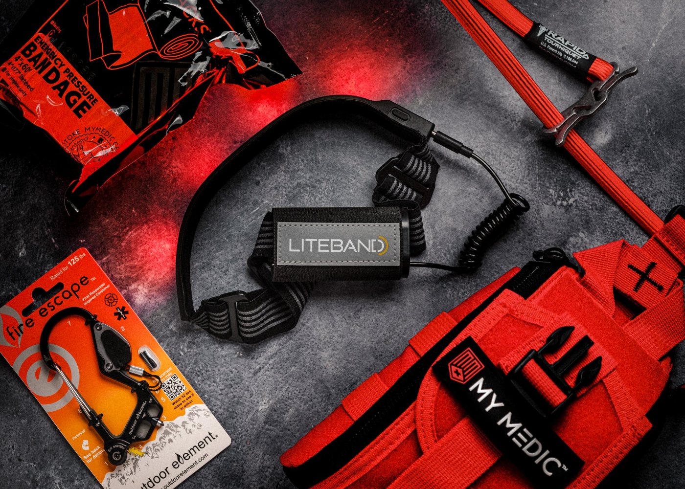 BattlBox gear packed in a duffel