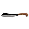 condor mini duku machete, compact parang machete walnut handle, hand forged machete leather sheath, bushcraft chopping machete, traditional duku parang
