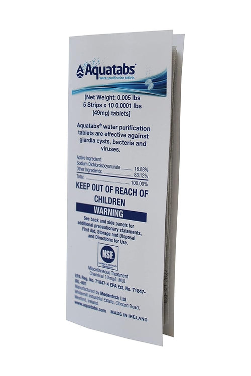 Aquatabs 49mg Tablets