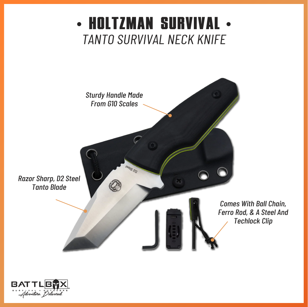 Holtzman Design HOLTZMAN NECK KNIFE - Battlbox.com