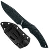 Fox Edge Lycosa Fixed Knife, 8Cr13MoV Drop Point Full Tang Blade, G10 Handle with Kydex Sheath