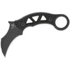 FOX knives black handle karambit fixed blade kydex sheath