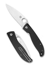 spyderco mantra 4 carbon fiber flipper knife, edc front flipper folding knife, 8cr13mov stainless steel blade, carbon fiber g10 handle linerlock, everyday carry pocket knife