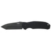 Camillus Black Tanto Folding Knife, VG10 Steel Blade, G10 Handle