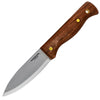 Condor Bushlore 1075 Carbon Steel Full Tang Survival Bushcraft Knife w/ Leather Sheath