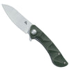 Fox Knives BlackFox Dripper, VG10 Steel Folding Blade, Micarta Handle, Stainless Pocket Clip