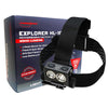 Powertac Explorer HL-10 2550 Lumen White/Red/IR Headlamp Magnetic Charging