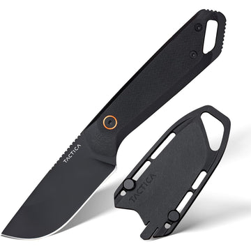 Tactica K.300 Fixed Knife D2 Steel Drop Point Blade G10 Handle with Sheath