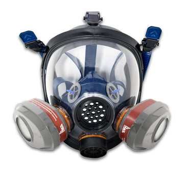 Parcil Safety PD-101 Full-Face Respirator Gas Mask With OV & Particulate Filtration