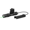 black olight flashlight green laser and slide rail