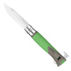 Opinel No. 12 Outdoor Explore Stainless Steel Folding Knife With Tick Remover - Green