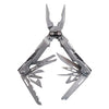 SOG silver mini multitool equipped with 18 different tools