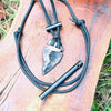 Refining Fire Forge Arrowhead Survival Necklace